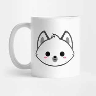 Cute Arctic Wolf Mug